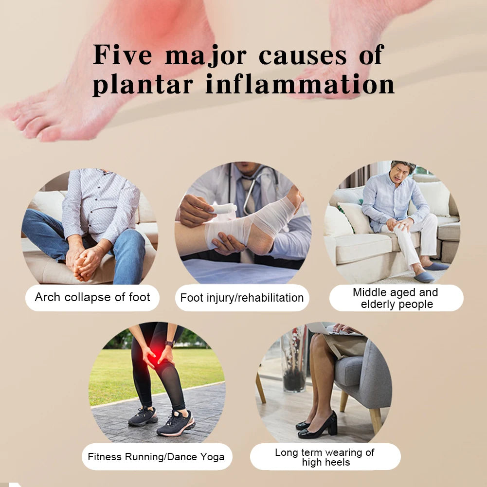 TPR Foot Massage Roller – Ergonomic Reflexology & Leg Muscle Massager for Deep Tissue, Portable Pilates/Yoga Recovery