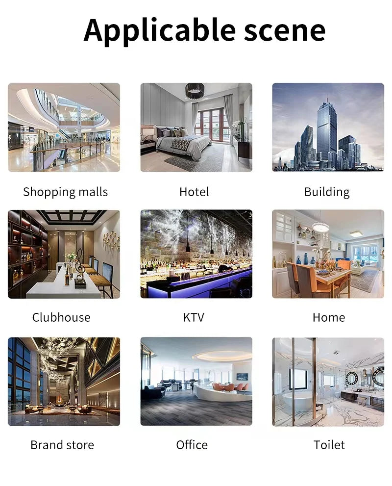 Smart Wall-Mounted Waterless Aroma Diffuser 150 mL (5.1 fl oz) — Scent Machine for Home & Hotel