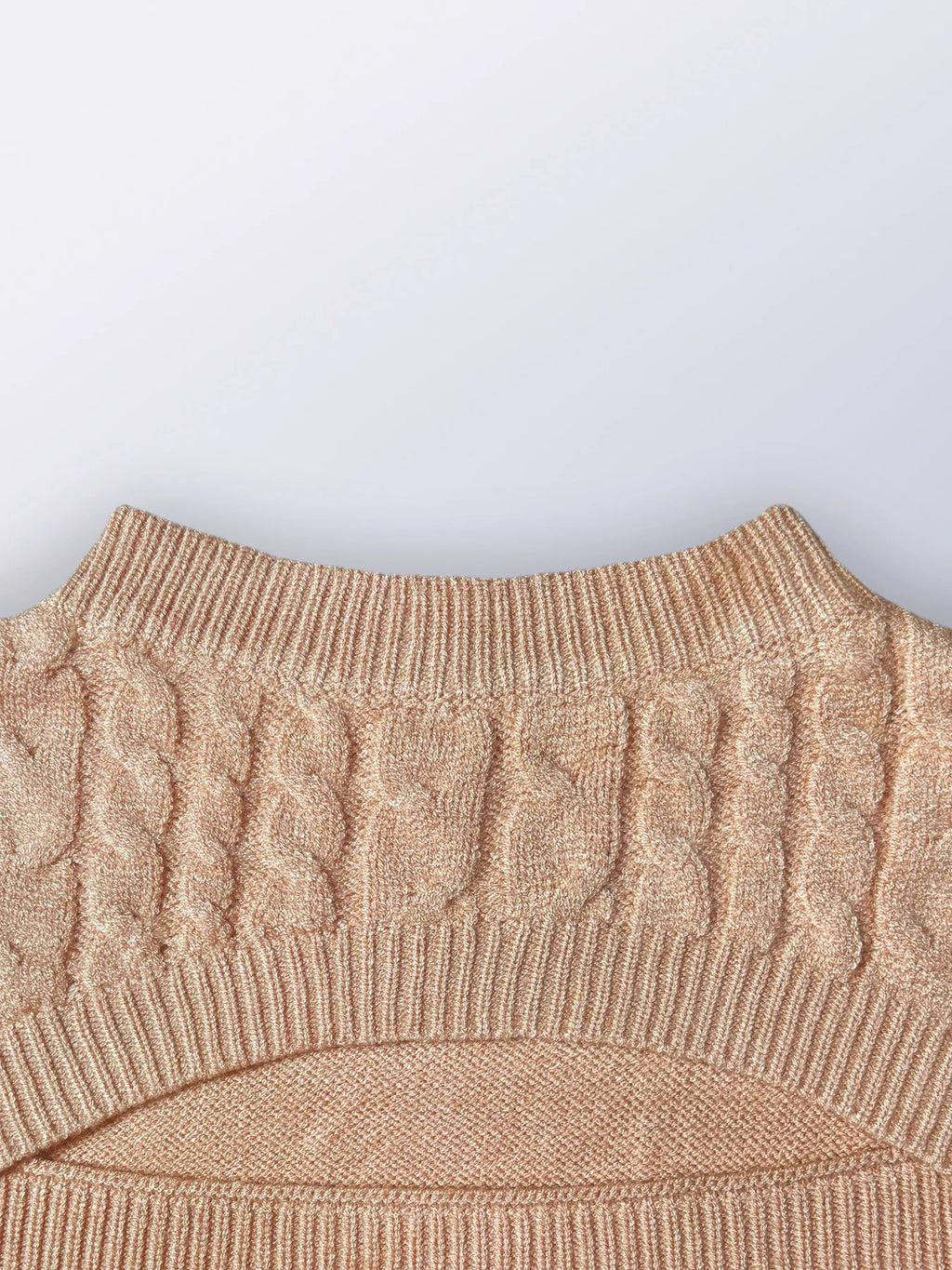 Women's Ribbed Knit Bodycon Sweater Mini Dress, Long Sleeve Round Neck with Cutout Waist