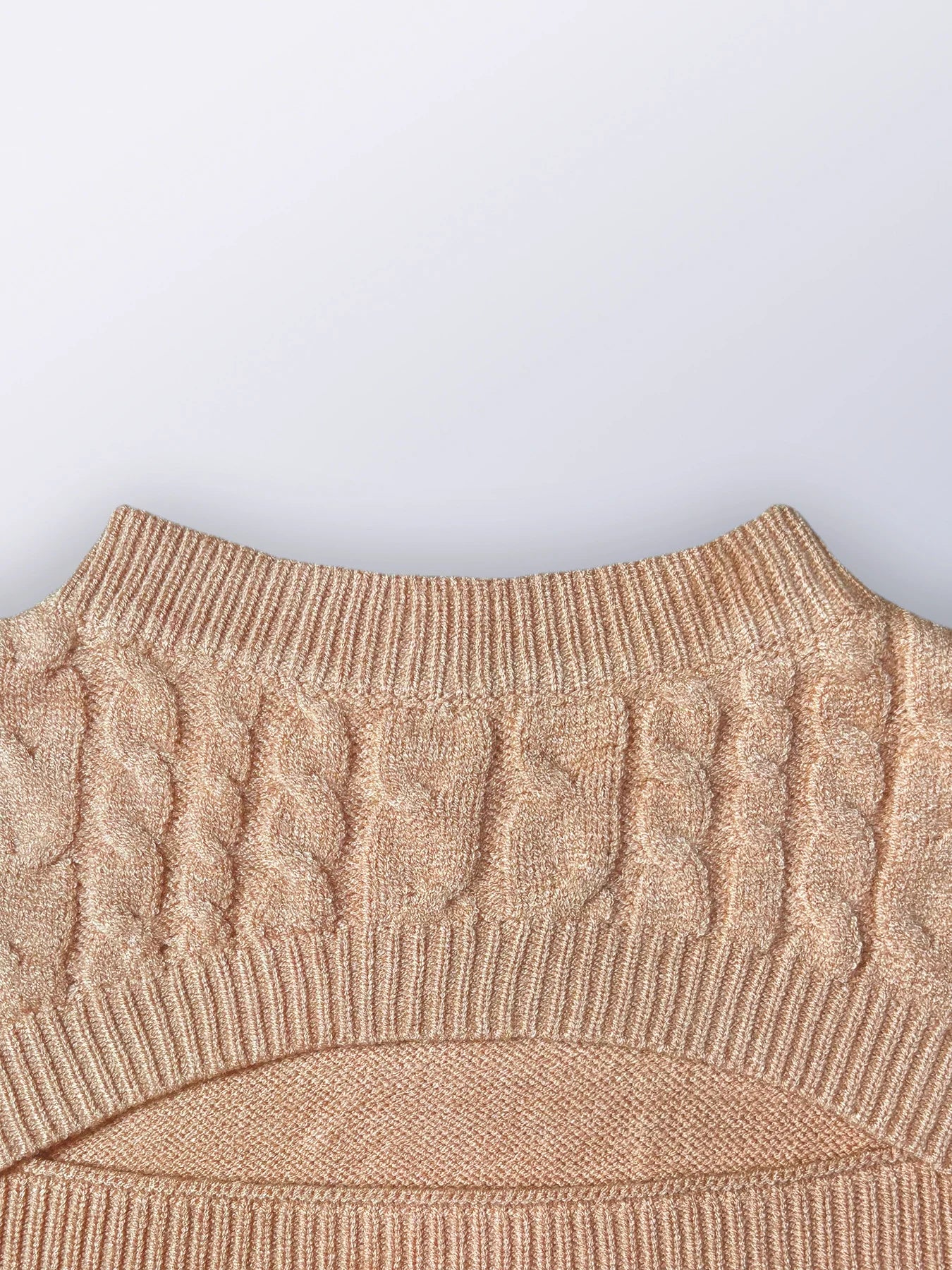 Women's Ribbed Knit Bodycon Sweater Mini Dress, Long Sleeve Round Neck with Cutout Waist