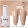 Top & Base 15ml (0.5 fl oz) Gel Nail Polish – Semi-Permanent UV/LED Soak-Off Base Coat and Top Coat, Long-Lasting Manicure