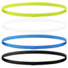 4-Pack Unisex Non-Slip Elastic Sports Headbands - Slim Sweat-Wicking Headbands for Yoga, Running, Gym & Biking