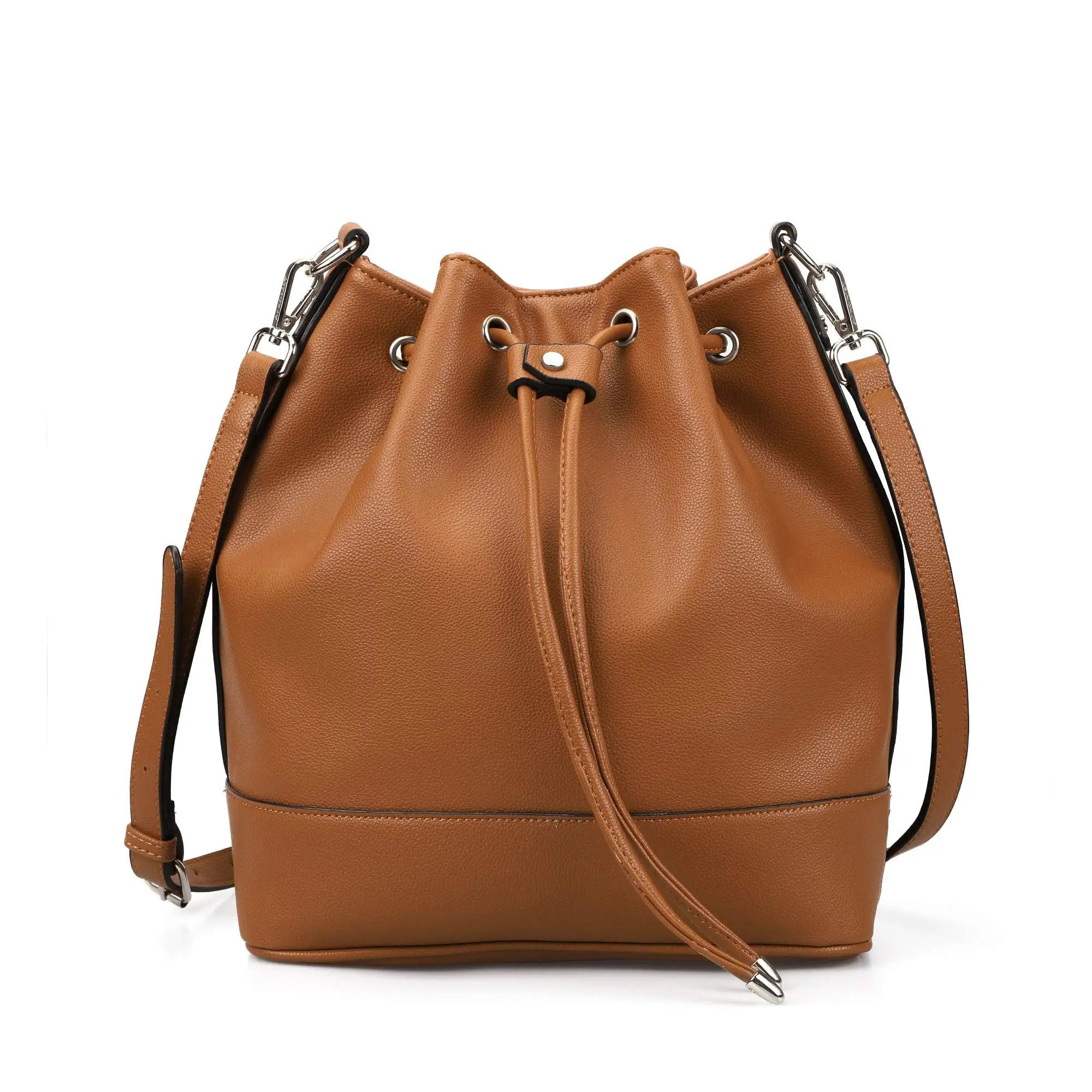 Elegant Women's Bucket Crossbody Bag Fashionable Shoulder Handbag for Casual Daily Use