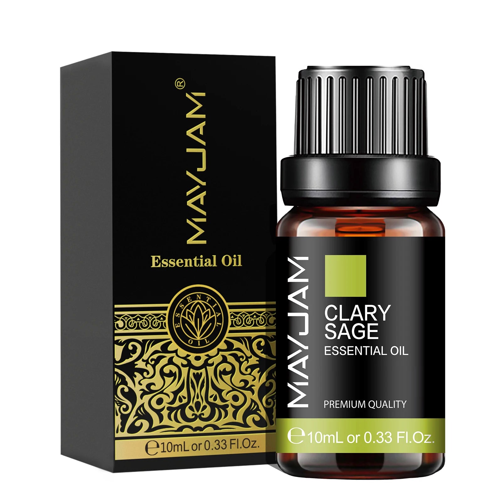 MAYJAM 10ml (0.34 fl oz) Pure Aromatherapy Essential Oil - Lavender, Jasmine, Eucalyptus, Vanilla, Sandalwood, Bergamot, Rosemary, Citronella, Cinnamon