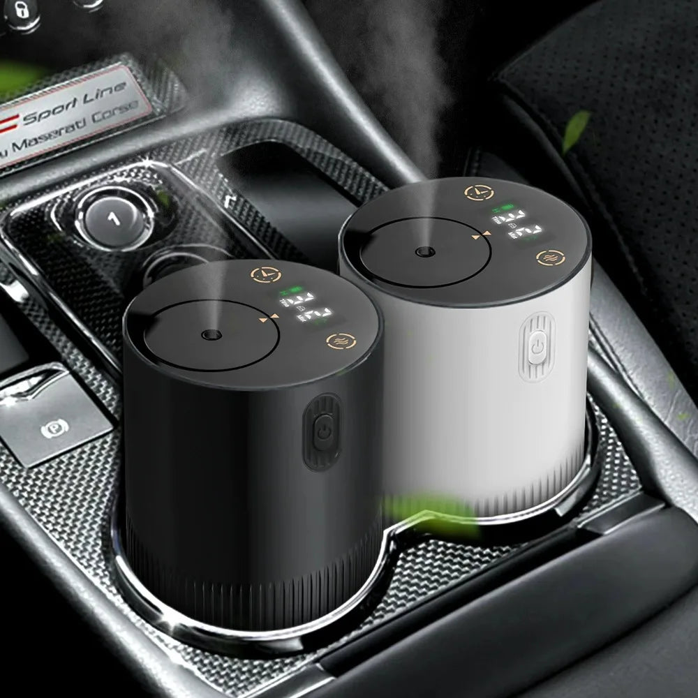 Rechargeable Portable Essential Oil Diffuser — Mini Electric Scent Air Freshener for Home, Office & Car