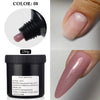 Clear Acrylic Builder Gel for Nail Extensions 250g (250ml) TPO-Free Hard Acrygel Pink Nude White for French Nail Art