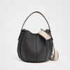 Women's PU Leather Bucket Bag – Designer Shoulder Handbag & Removable Wallet Crossbody