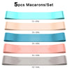 5-Pack Resistance Loop Bands for Workout – Elastic Exercise Bands for Booty, Legs, Yoga, Pilates & Strength Training