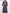 Plus Size Bohemian Vintage Print Maxi Dress, Flare Long Sleeves Ankle-Length (Up to 5XL)