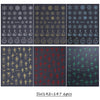 Christmas Nail Art Stickers 3/6 Pack 3D Snowflake Bow French Line Self-Adhesive Nail Decals