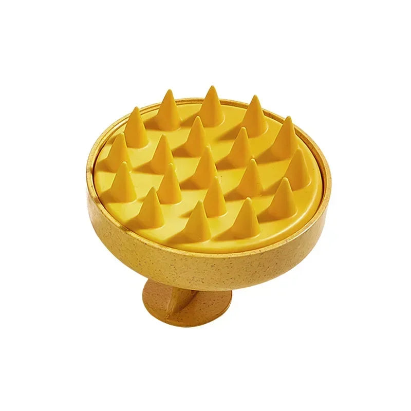 Dawndesslo Silicone Scalp Massage Brush - Wet & Dry Cushioned Airbag Massager for Deep Conditioning