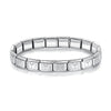 9mm (0.35 in) Italian Elastic Star Heart Butterfly Charm Bracelet - Stainless Steel Bangle for Women