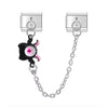Women's Little Devil 9mm Italian Charm Link Bracelet – Stainless Steel Modular Constellation Charm