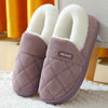 Faux Fur Plush Slippers for Women & Men — Warm Fuzzy Indoor Winter House Slippers with Soft Rubber Sole