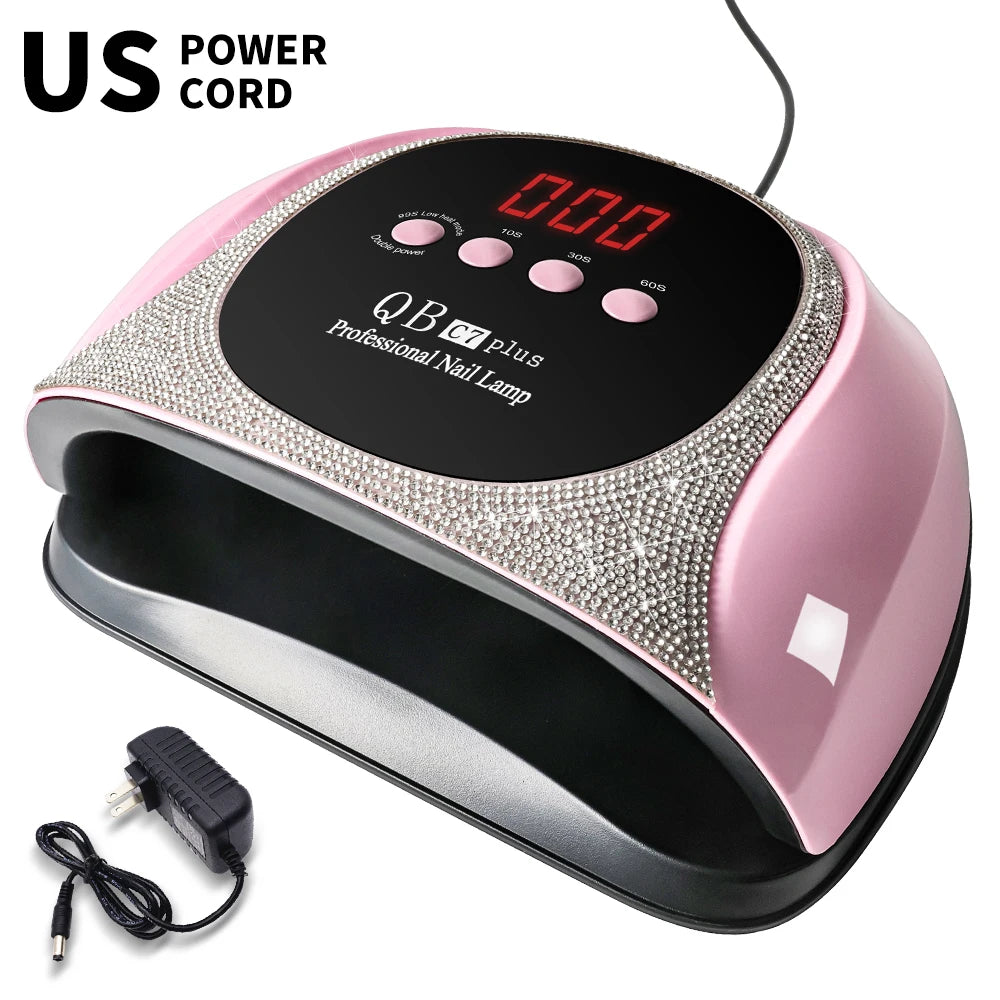 57-LED UV/LED Gel Nail Lamp with LCD Timer, Quick-Dry Curing Light for Gel and Acrylic Manicures