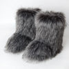 Women's Mid-Calf Faux Fox Fur Snow Boots – Plush-Lined Warm Winter Boots, Up to EU 46
