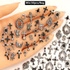 Mix 50pcs 3D Metal Nail Art Decorations Alloy Rhinestones Pearls Zircon DIY Nail Charms
