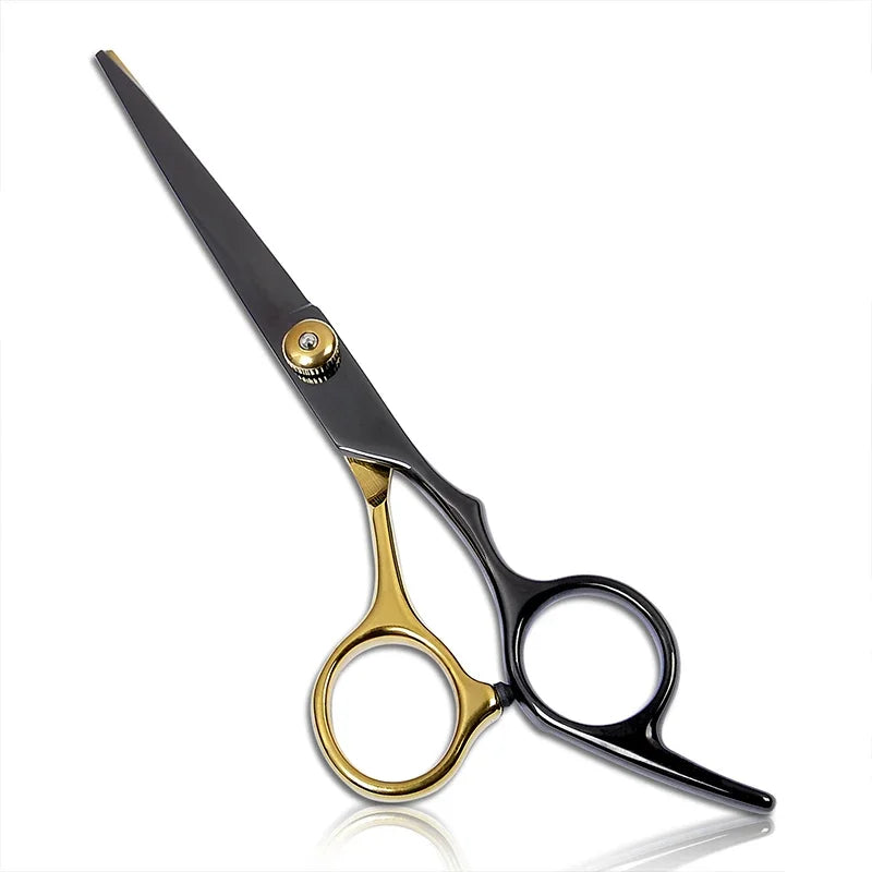6.0-Inch (15 cm) Stainless Steel Hairdressing Scissors – Adjustable Thinning & Cutting Shears, Pro Salon Barber Styling Tool