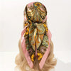 Satin-Feel Square Scarf 90 x 90 cm (35.4 x 35.4 in) – Satin-Look Polyester Hijab, Neckerchief, Shawl & Headscarf for Women