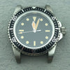 40mm Vintage 316L Stainless Steel Watch Case — 10BAR (100m/330ft) Water-Resistant, 20mm Nylon Strap Compatible, Fits Mechanical Movements