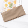 Women's Wide Elastic Organic Cotton Headband — Fashion Headwrap for Yoga, Makeup & Everyday