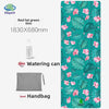Suede Chamois Yoga Mat 183 x 68 cm (72 x 26.8 in) - Portable Foldable Non‑Slip Exercise Mat for Yoga, Dance & Jump Rope