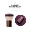 Retractable Hourglass-Style Makeup Brush - Multi-Purpose Synthetic Brush for Foundation, Concealer, Powder, Bronzer, Blush, Eyeshadow, Eyeliner