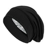 Satin-Lined Turban Sleep Cap & Hijab Inner Bonnet - Soft Knit Beanie Headscarf for Hair Loss