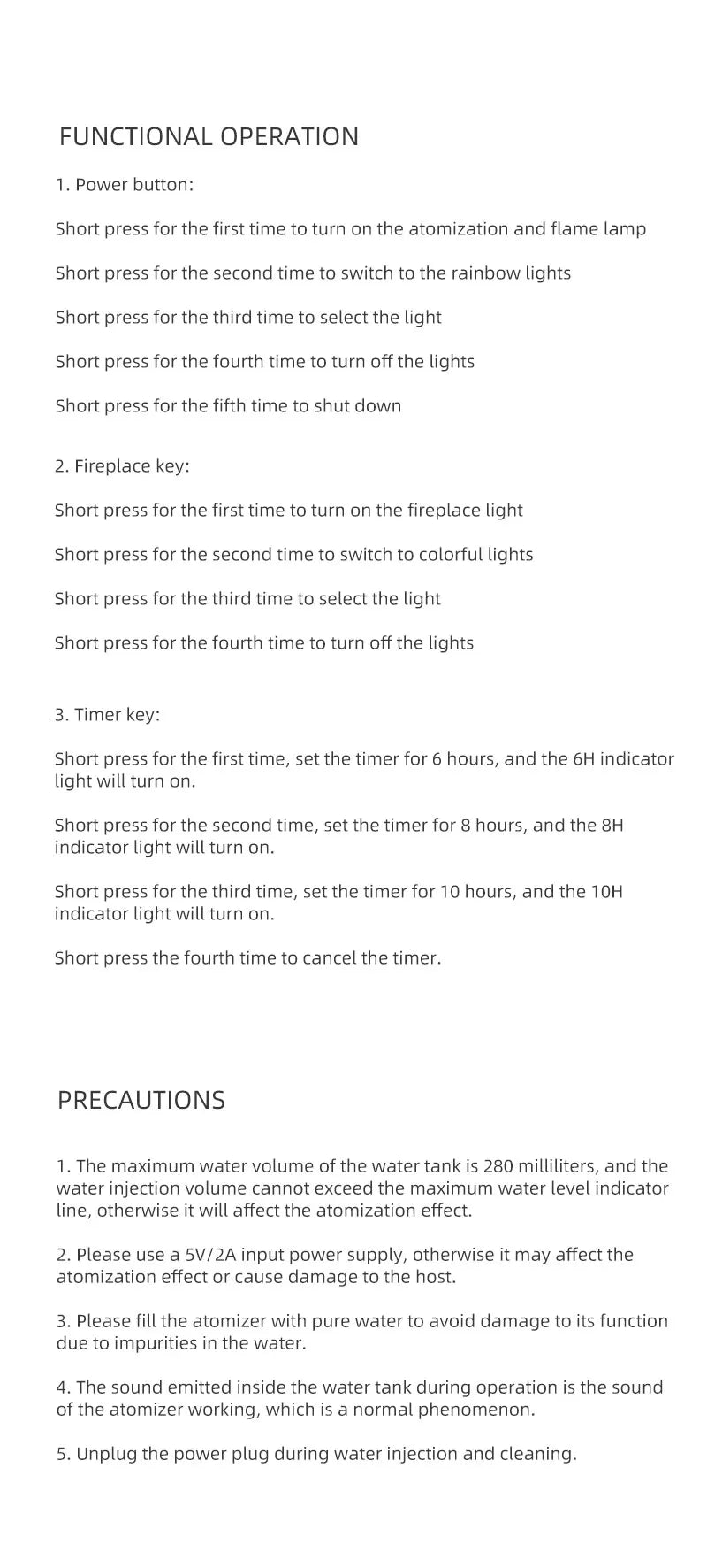 7-Color Mini Flame Aromatherapy Diffuser - Essential Oil Fireplace Humidifier