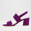 LOSLANDIFEN Women's Open Toe Ankle Strap Chunky Heel Sandals - 5.5 cm (2.17 in) Heel