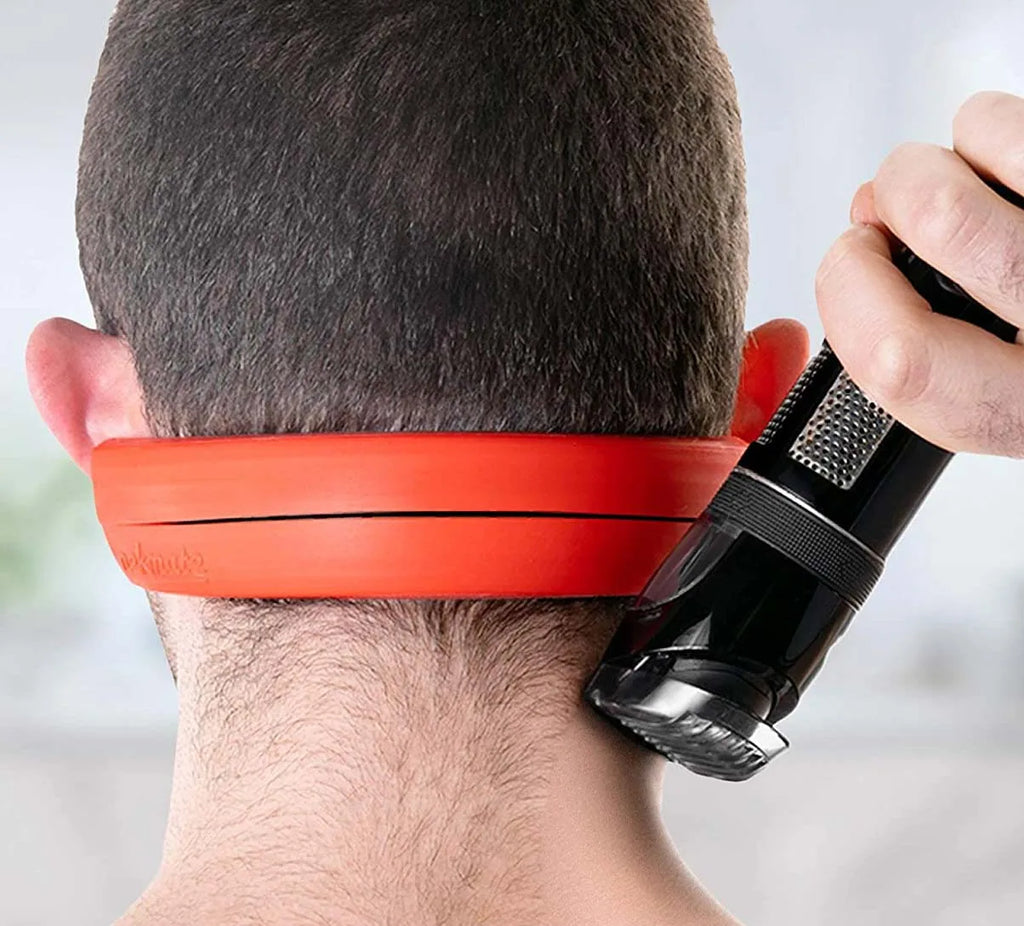 Adjustable Neckline Hair Trimming Template – Salon Haircut Guide & Barber Ruler for Precise Neckline Shaving