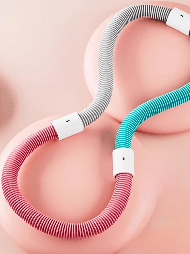 Weighted Foldable Waist Toning Hoop 160 cm (63 in) Soft Spring Quiet Hula Hoop for Belly Fat Burning and Core Training