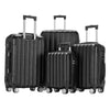 4-Piece ABS Hardshell Luggage Set with TSA Lock — 16/20/24/28 in (41/51/61/71 cm) Lightweight Carry-On & Checked Suitcases