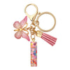 A-Z Letter Keychain – DIY Metal Initial Pendant Key Ring for Women & Men, Car & Party Gift