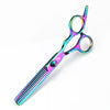 Professional 6-Inch (17.5 cm) Thinning Hair Scissors — 32-Tooth Barber Hairdressing Shears, 440C Stainless Steel