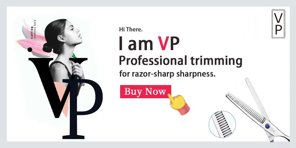 VP 6 inch Cutting Thinning Styling Tool Hair Scissors Stainless Steel Salon Hairdressing Shears Professional Barber Scissors