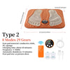 Hailicare Rechargeable EMS Foot Massage Pad — Calf & Foot Massager Mat for Improved Blood Circulation, Edema Relief, Muscle Relaxation & Slimming