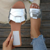 Women's Braided Flat Sandals - Comfortable Open Toe Soft Sole Flip Flops for Beach & Casual Wear