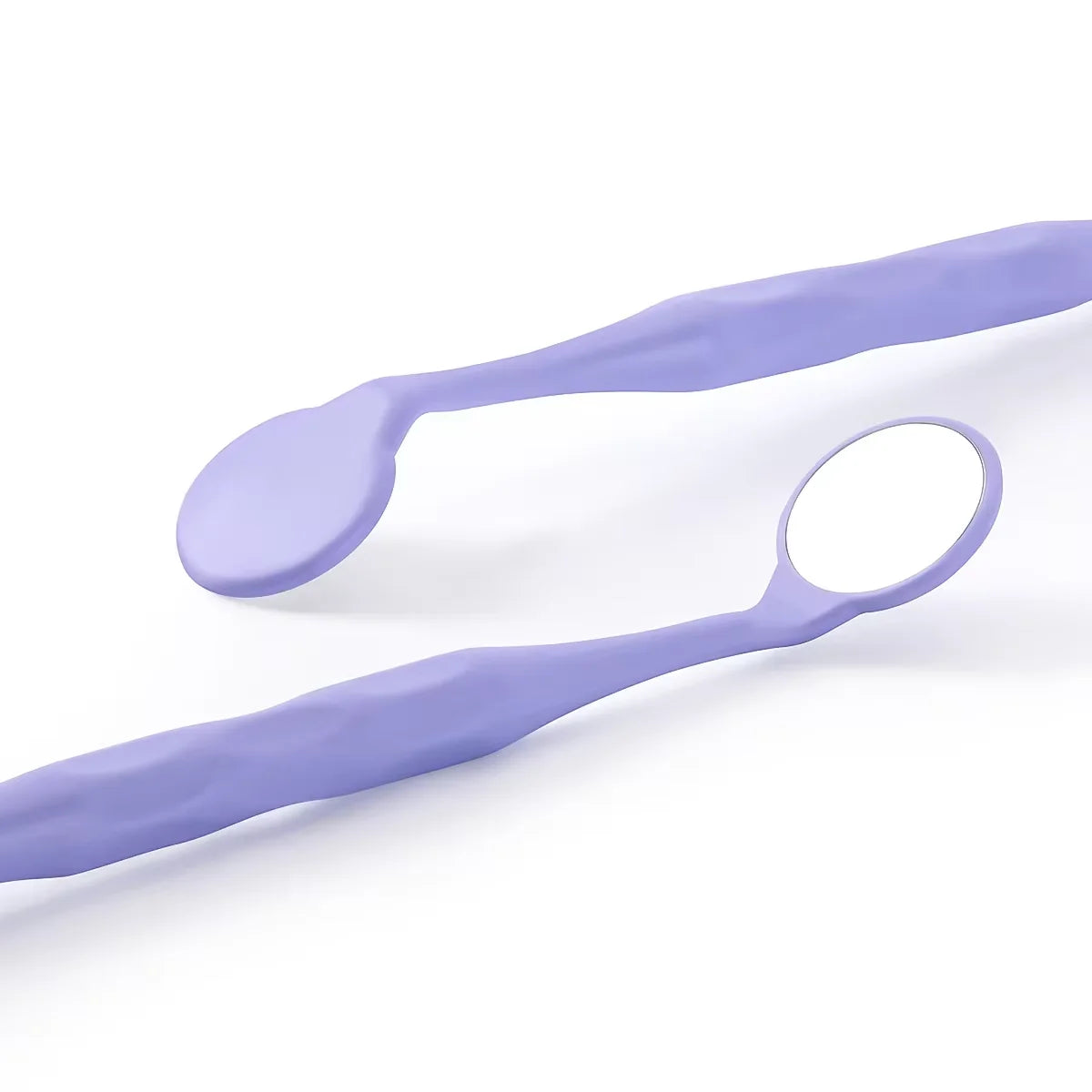 10-Pack Dental Mouth Mirrors Anti-Fog Autoclavable Front-Surface Exam Mirrors with Colorful Ergonomic Handles (17.5 x 2.2 cm / 6.9 x 0.87 in)