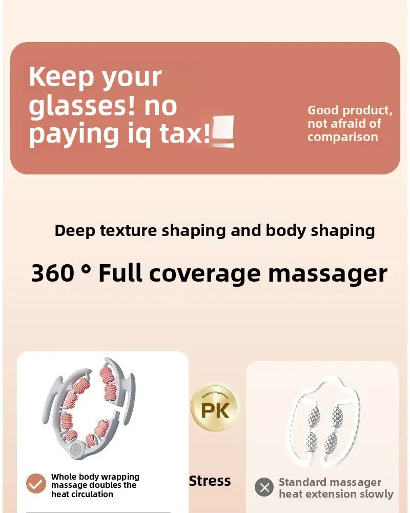 DEDOMON Cellulite Leg Roller Massager – Manual Thigh & Buttock Muscle Roller, Multi-Function Pelvic Floor Trainer