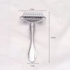 Zinc Alloy Microneedle Derma Roller – Manual Facial & Body Microneedling Tool for Wrinkle Removal & Skin Rejuvenation