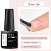 7ml (0.24 fl oz) Base & Top Coat Gel Polish - Soak-Off UV/LED Nail Top Coat, High Shine Long-Lasting Manicure