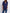 Women's Loose V-Neck Chiffon Blouse with Zipper Pullover — Casual Plus Size
