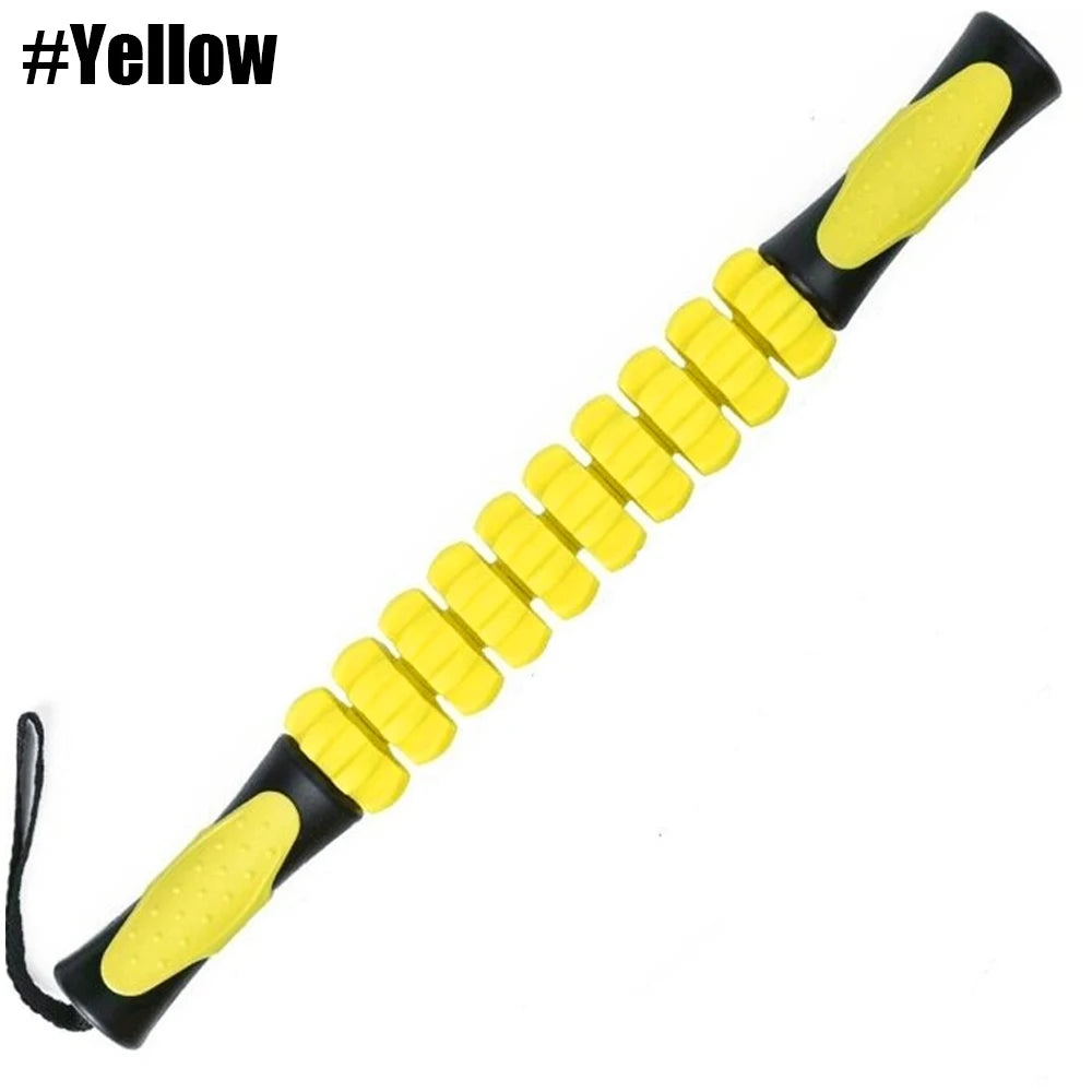 Muscle Roller Massage Stick 44 cm (17.3 in) - Deep Tissue Body Massager for Soreness, Cramp Relief & Recovery