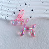 Acrylic Balloon Dog Keychain – Cute Cartoon Bag Charm for Women, Couples, Cars & Backpacks