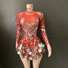 High-Stretch A-Line Summer Dress for Women — Long Sleeve Elegant Evening & Party Dress