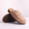 Women's Cork Suede Mules with Arch Support - Anti-Slip Outdoor Clogs