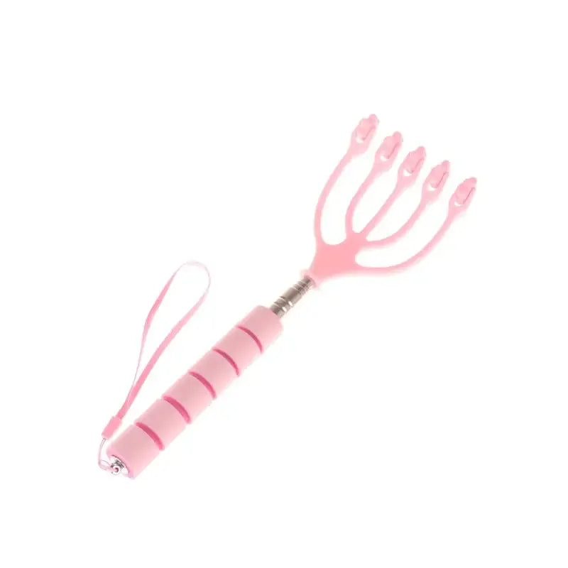 Five-Finger Handheld Head Massager Scalp & Neck Roller for Stress Relief Spa Hair Care