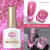 Cat Eye Magnetic Gel Nail Polish 10ml (0.34 fl oz) HEMA & TPO Free, Semi-Permanent Soak-Off, Full Coverage — 117 Colors