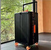 Aluminum Frame Rolling Luggage with Wide Handle, 360-Degree Silent Colorful Spinner Wheels and TSA Lock — 20/24/26/28 Inch (35–77 cm) Trolley Suitcase